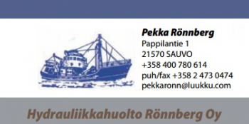 Hydrauliikkahuolto Rönnberg Oy - Sauvo Palvelee